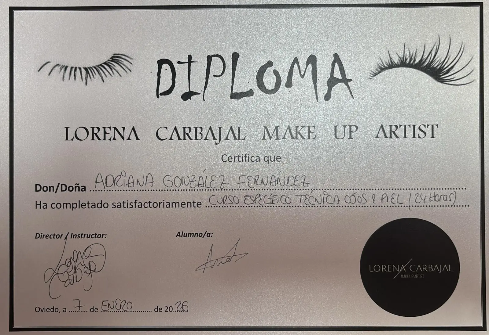 Certificación de formación